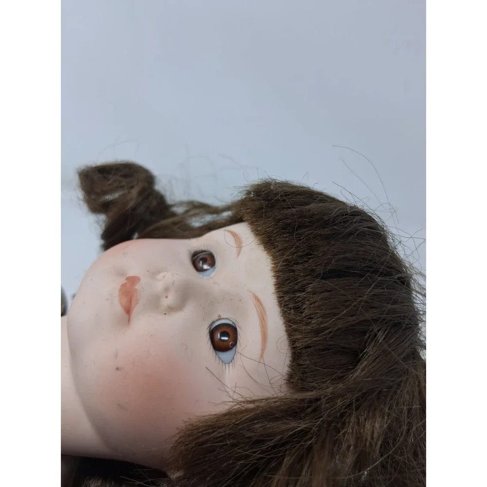 Bradley Dolls Porcelain Bisque Limited Edition 1295/1500 Brown Hair Vintage  w